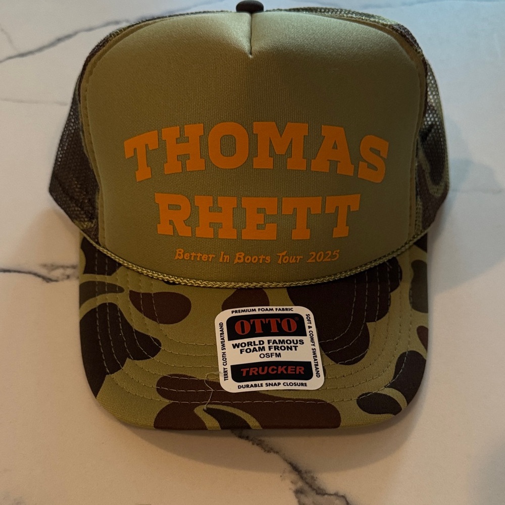 Thomas Rhett Official Tour OTTO Camo Mesh Trucker Hat